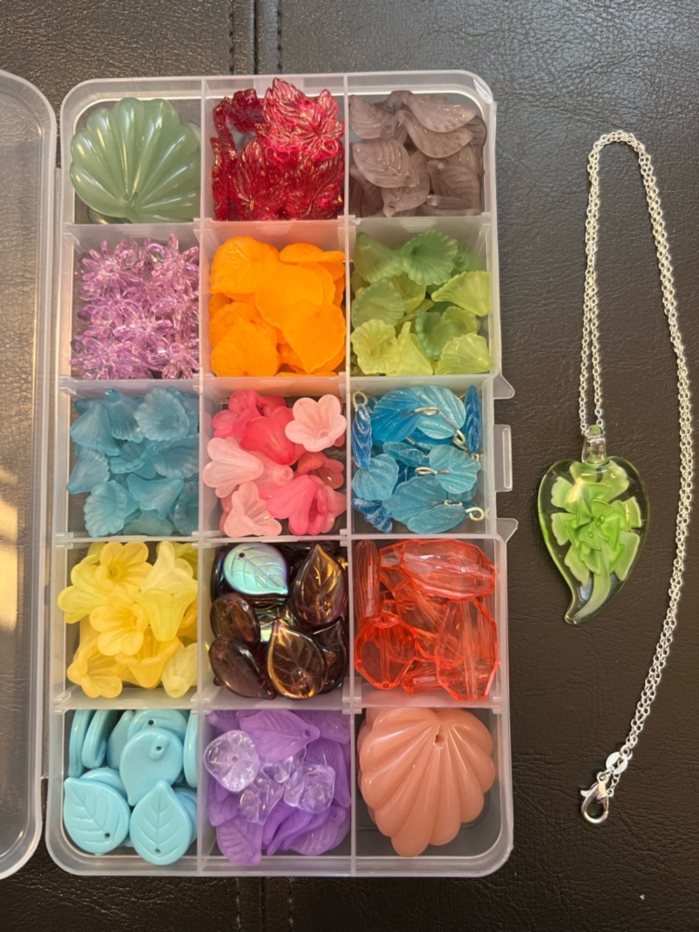 Craft Beads, PETAL & LEAF - DON’T SNIFF, Jewelry Supplies, loose bulk beads